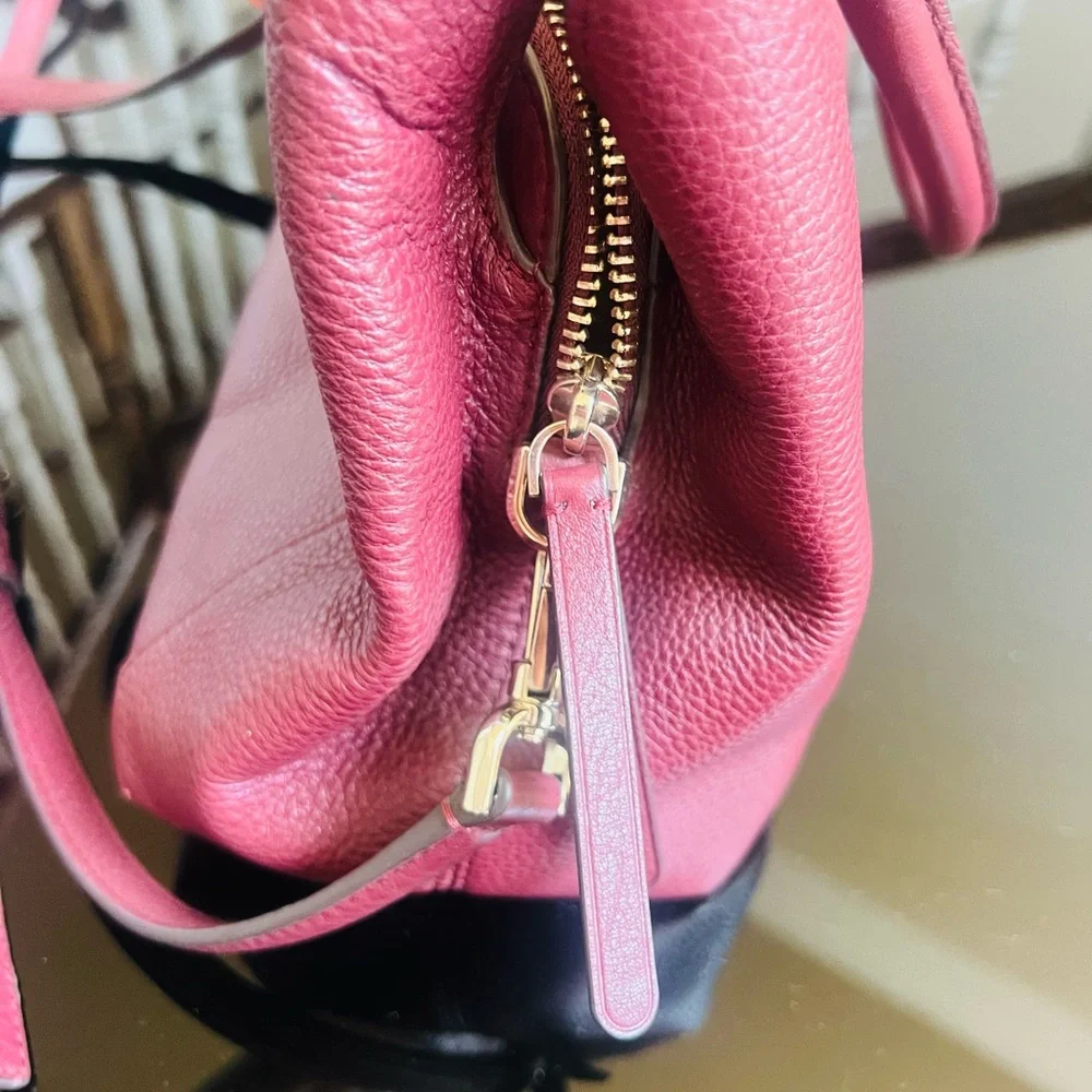 Kate Spade Pink Satchel Bag with Structured Handles - Picture 9 of 10